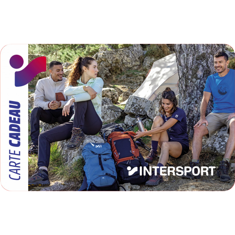 Carte cadeau sport Intersport – Pour bouger, s’équiper, se dépasser