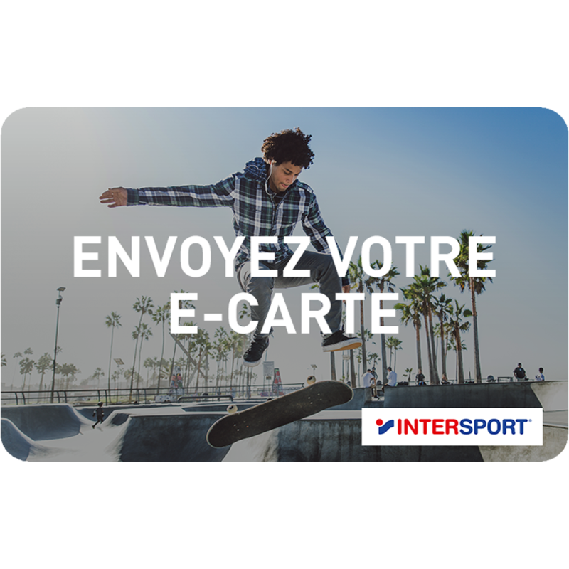 E-carte cadeau Intersport – Offrez du sport en un e-mail