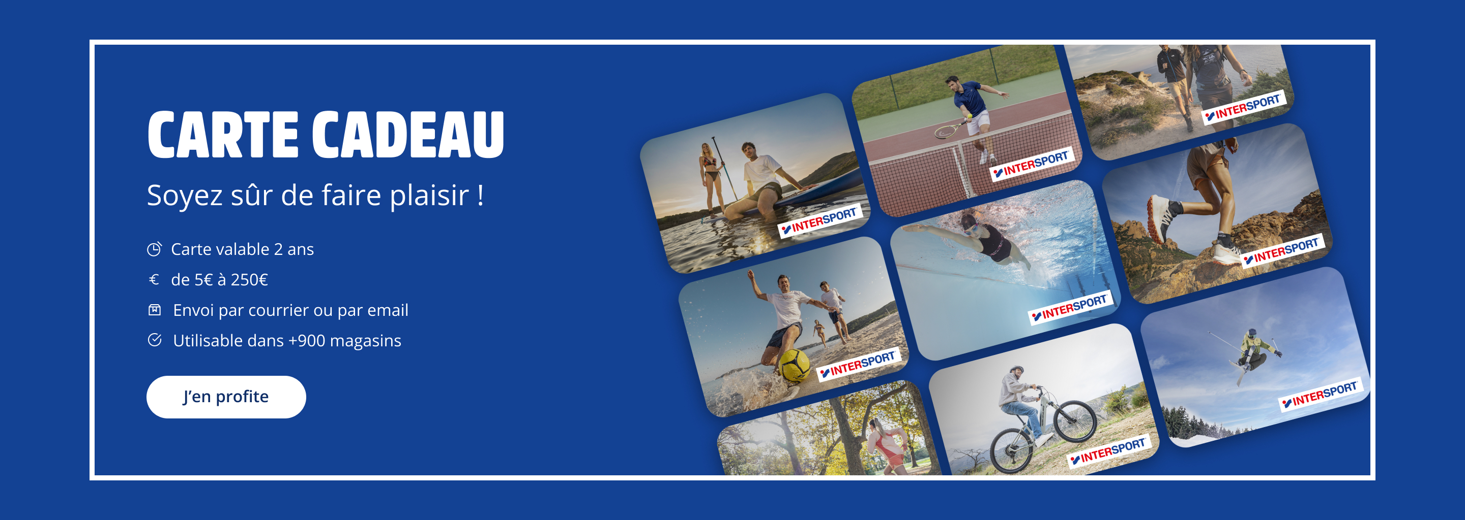 Carte cadeau Intersport